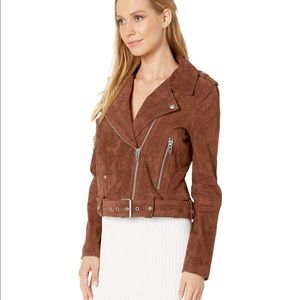 Like NEW Blank Nyc COFFEE BEAN SUEDE JACKET sz S